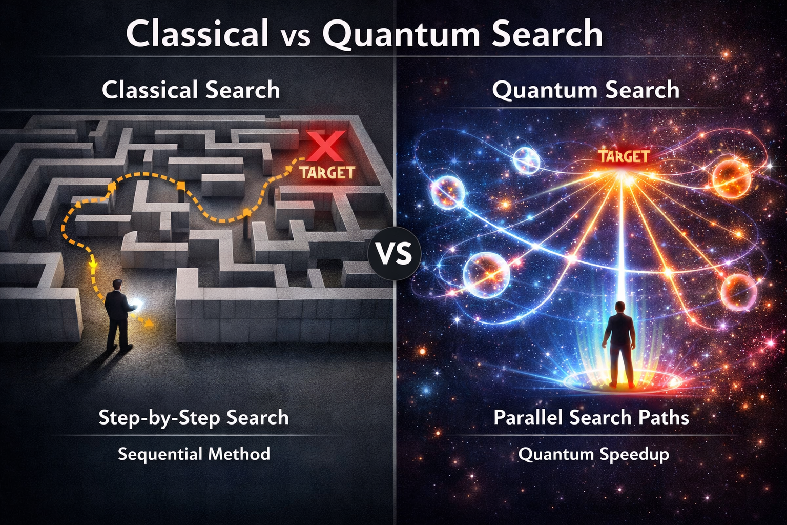 Classical vs Quantum Search